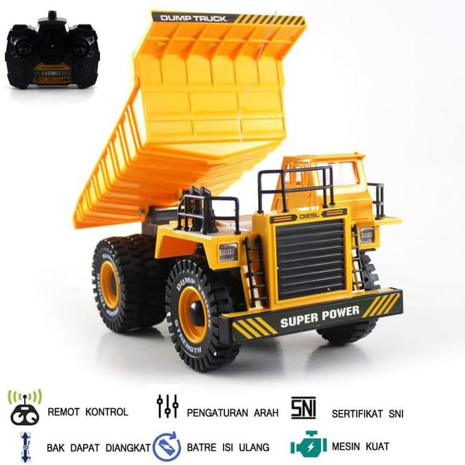 Barang Bagus Mainan Mobil Remot Kontrol RC Dump Truck MURAH