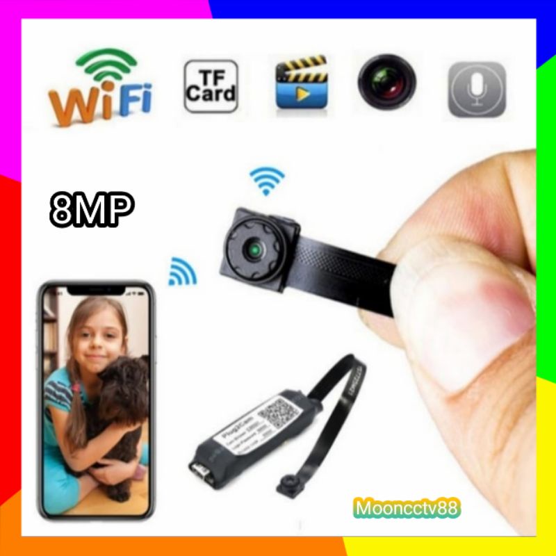 MINI SPY CAMERA WIRELESS 1080P 8MP FULL HD P2P ORIGINAL/SPY CAM SMALL