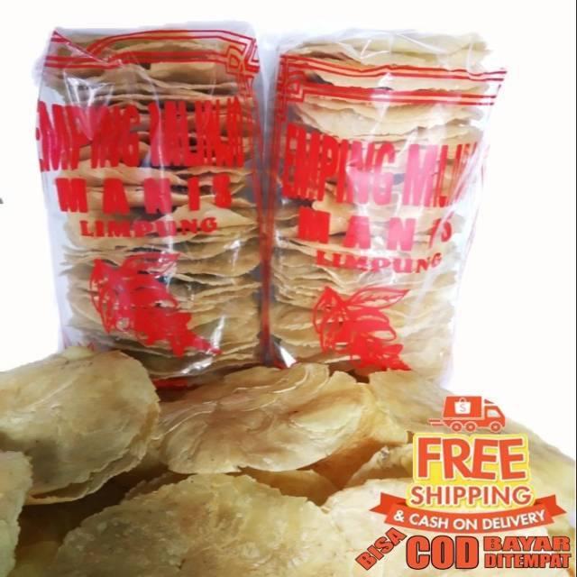 

FREE ONGKIR EMPING MELINJO MENTAH MANIS LEBAR JUMBO 1/2 KG ASLI PRODUKSI LIMPUNG BATANG