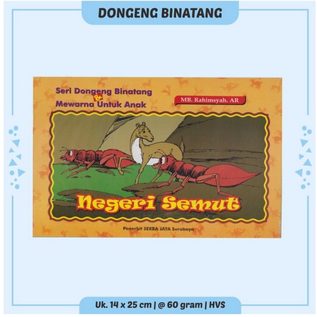 Buku Anak-Cerita Anak-Buku Anak TK/PAUD-Dongeng Binatang-Lengkap dan Murah Dongeng Srb.Jy