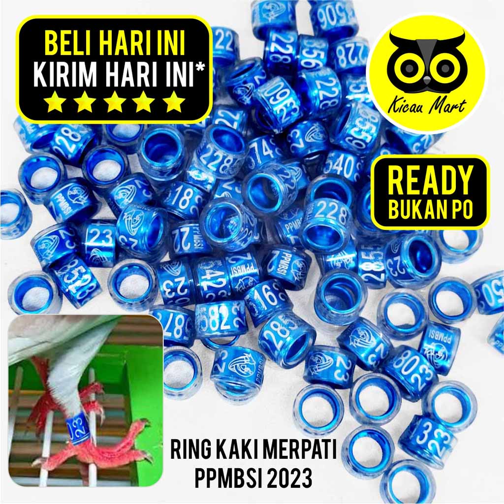 RING PPMBSI 2023 RING MERPATI BALAP PPMBSI 2023 GELANG CINCIN RING KAKI BURUNG MERPATI DARA RGPMSI