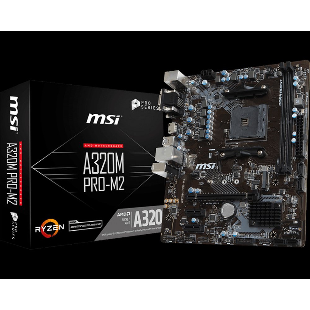 Paket Mobo A320 Ram & AMD Ryzen 3 2200G With Radeon VEGA 8 Graphics Terbaik