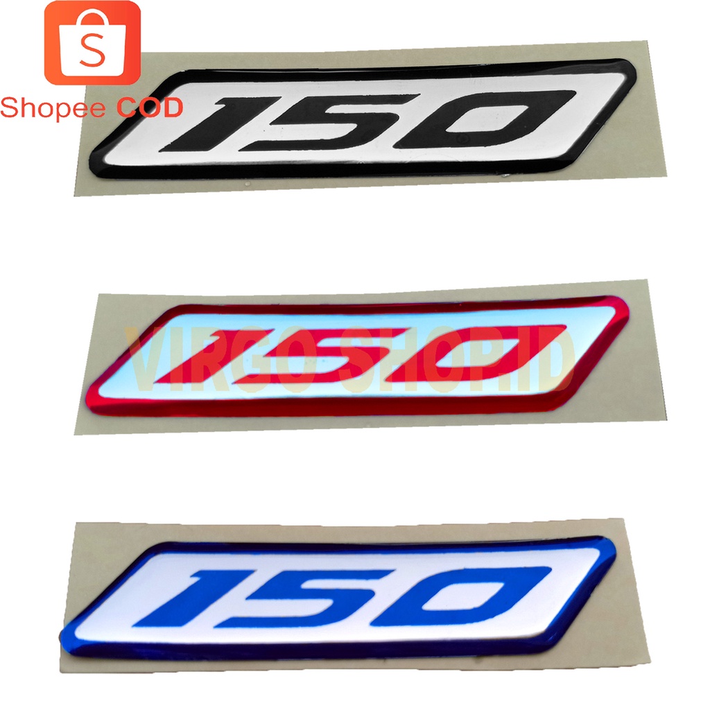 Emblem Logo 150 Honda Yamaha Nmax Aerox / Emblem Yamaha / Stiker / Emblem Aerox / Logo Yamaha / Stiker Logo / Stiker 150