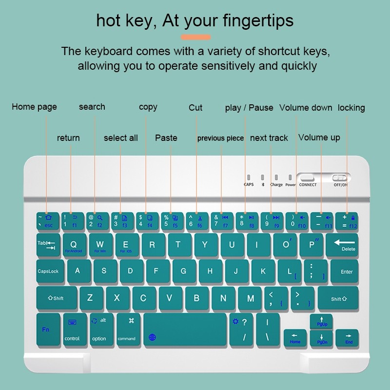 SMART KEYBOARD IPAD MINI 6 WITH PEN HOLDER BLUETOOTH PREMIUM CASE