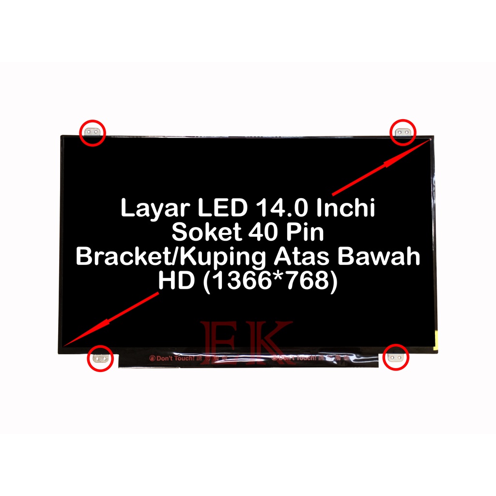 Layar LCD Laptop Acer Aspire one 14 z14 Z1401 Series