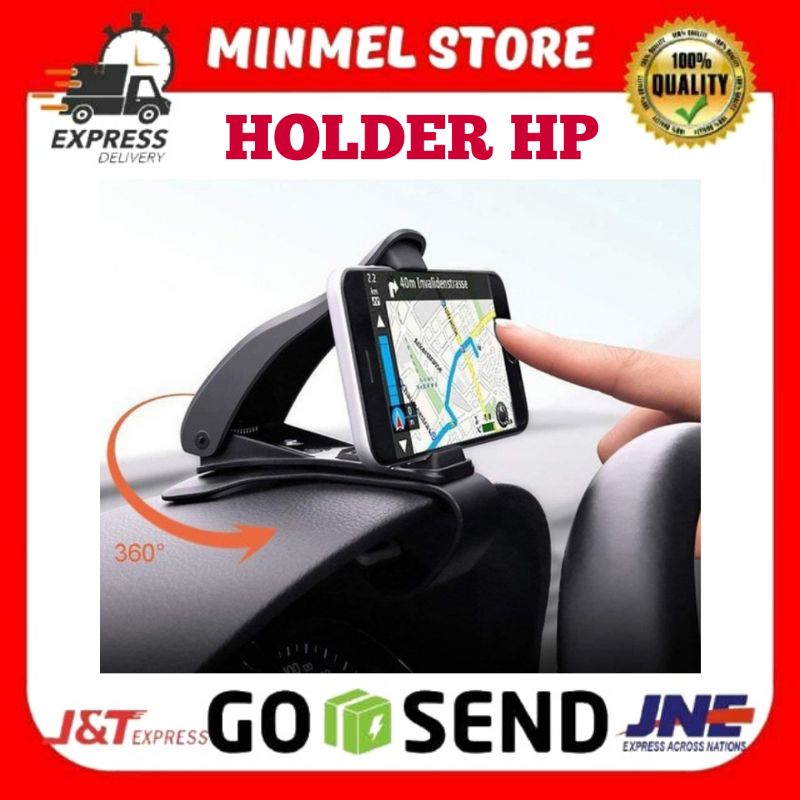 CAR HOLDER TEMPAT HP DI MOBIL 360 DERAJAT SMARTPHONE DUDUKAN TEMPAT HP ORIGINAL UNIVERSAL