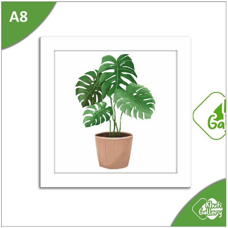 Khufi Gallery Hiasan Dinding Daun Penyu