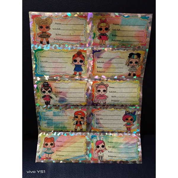 

Stiker Sampul Buku Untuk Pelajaran Sekolah Anak