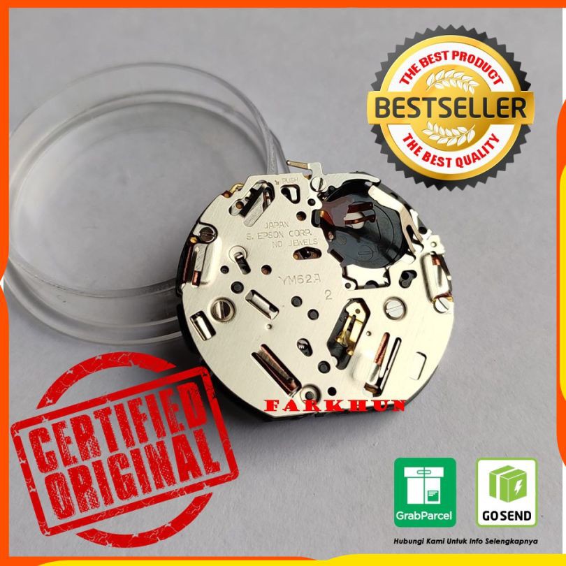 PENGGANTI MESIN JAM TANGAN ORI SEIKO 7T62 YM62A ORIGINAL YM 62A BEST SELLER TERMURAH YM 92 A