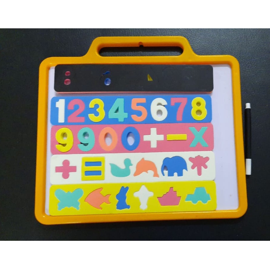 MADE IN TAIWAN Mainan Whiteboard Puzzle Magnet anak bahan Lembut belajar KUALITAS TERBAIK