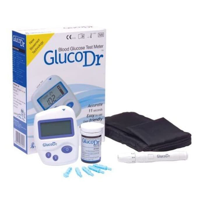 New Alat Cek Gula Darah Gluco Dr AGM 2100 BioSensor set