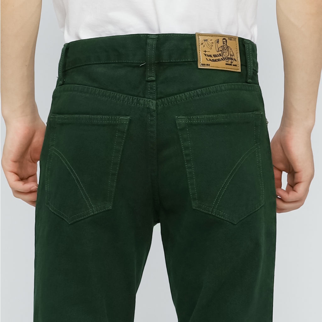 Fathco - Celana Jeans Reguler Basic Green Army