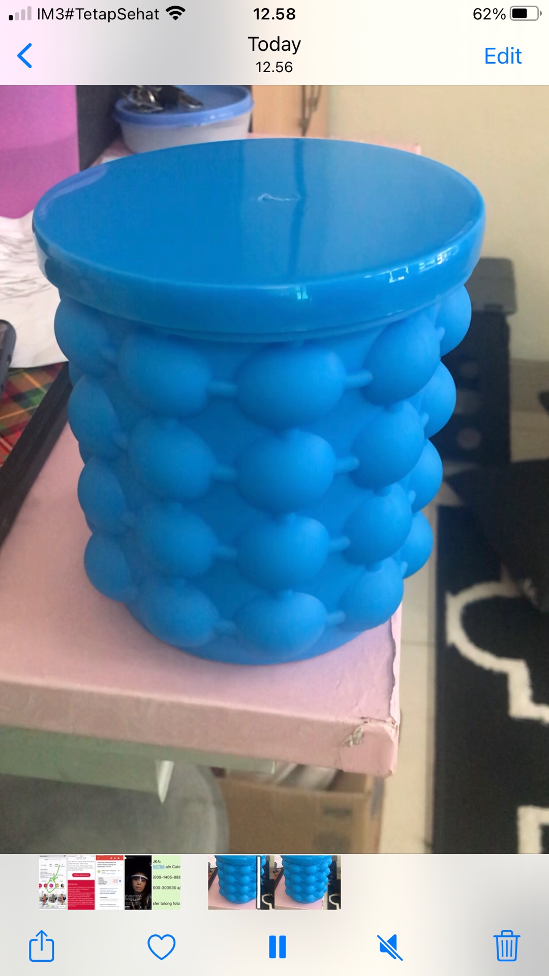 Hartana Market - Ice Genie Pencetak Es Batu Ice Cube Maker 3d Silicone Mold - C01