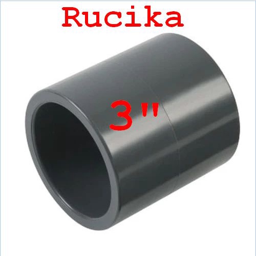 Sok / socket / soket / sambungan lurus D 3&quot; rucika