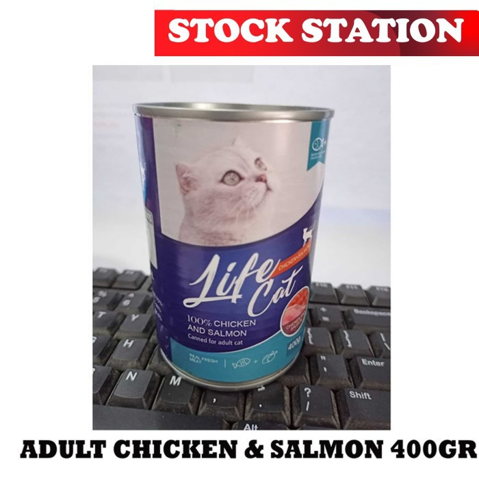 LIFE CAT 400gr Adult Chicken Salmon