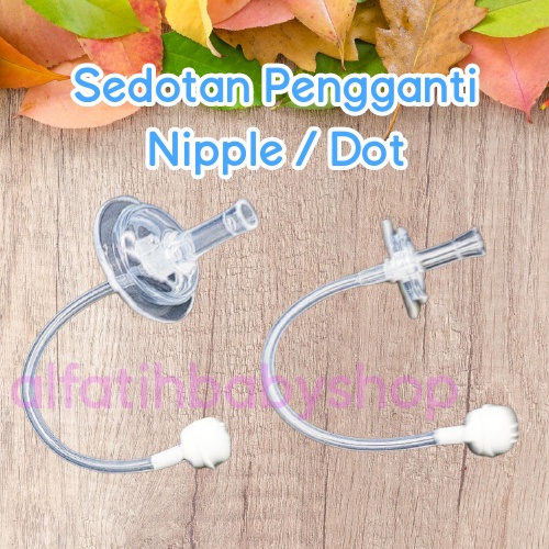 [TM] Sedotan Pengganti Dot Nipple untuk botol susu Standar slim neck dan Wide Neck