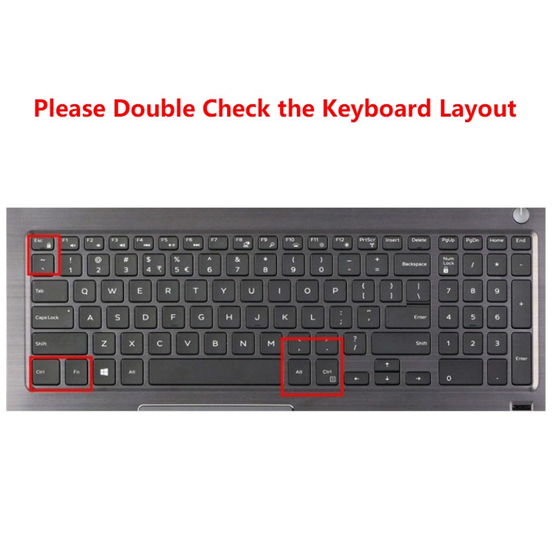 For 15.6 Inches Dell Inspiron 15 7000 Ins 15PD-2748B Soft Ultra-thin Silicone Laptop Keyboard Cover Protector