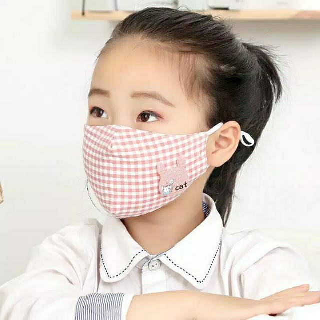 Masker Non Medis Masker Kain Anak Earlop 2ply