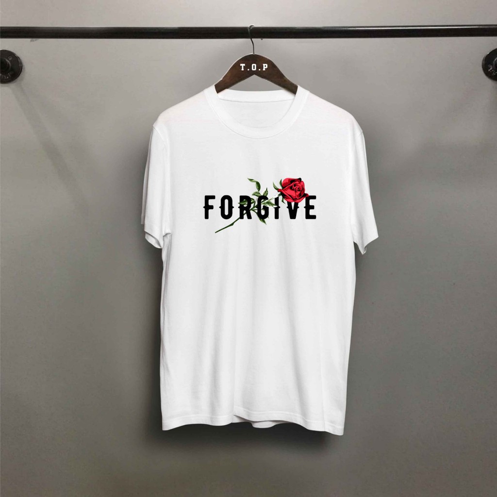 Kaos murah Kaos distro murah baju  distro pria t-shirt murah combed30s FORGIVE