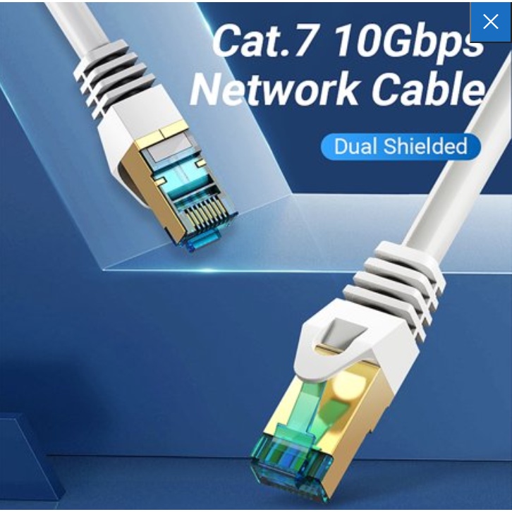 Vention Kabel LAN Ethernet RJ45 CAT7 Gigabit Network CAT 7 UTP 15m