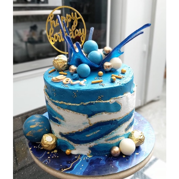 

Blue Marmer Cake