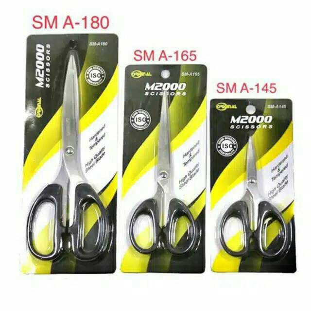 

Gunting M2000 stainless / Gunting M2000 kecil(A145) Sedang(A165) Besar(A180)