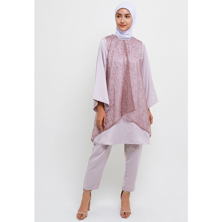 MFMW Zuriah Set Brukat Mauve