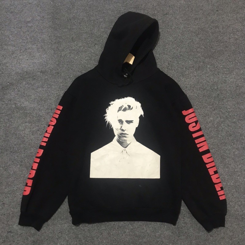 Hoodie Purpose Tour Justin Bieber Second Size M
