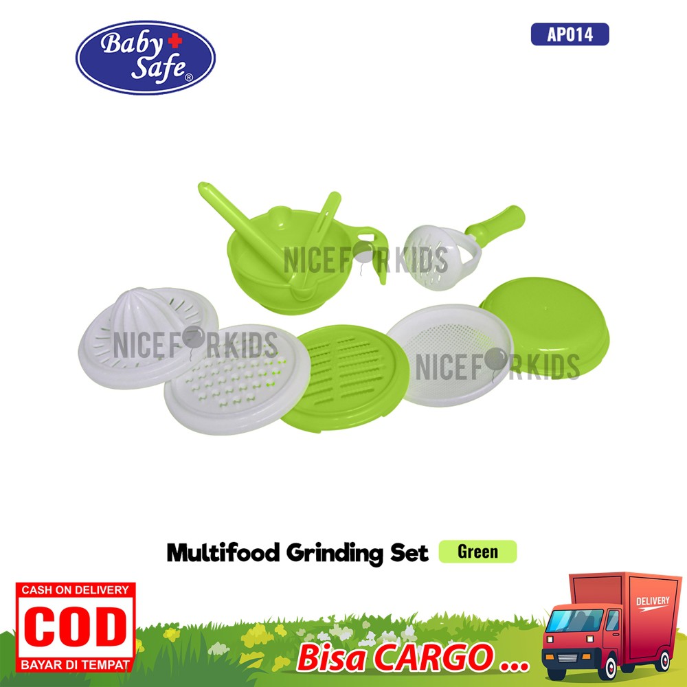 Baby Safe Multi Food Grinding Set AP014 / Set Penghalus Makanan Bayi