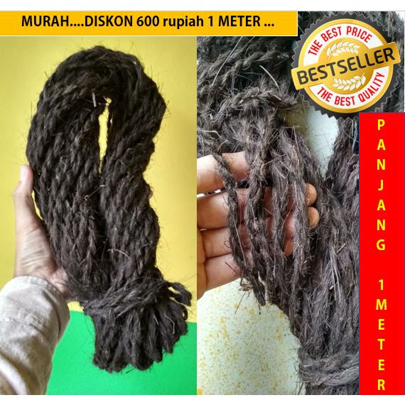 Tali Ijuk , Tali Ijuk hitam , Tali ijuk Anggrek , Tali Ijuk serabut Kelapa , Tali ijuk aren , tali