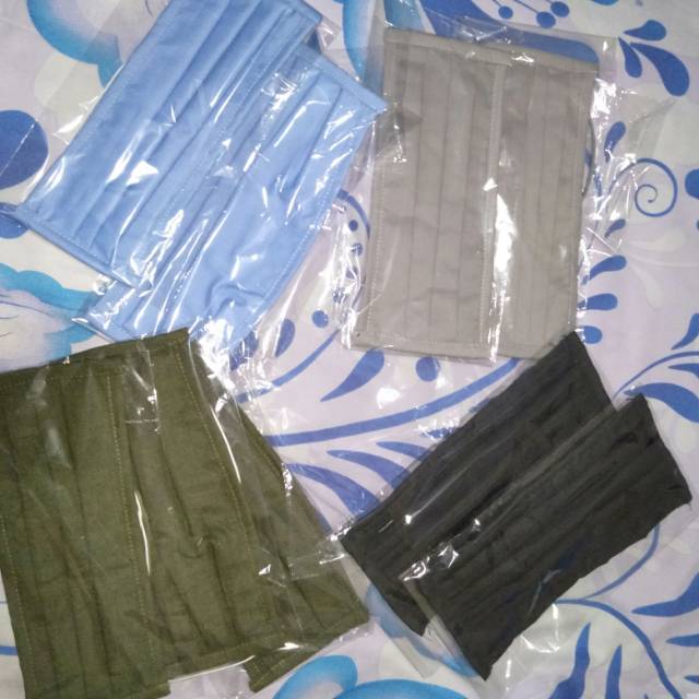 Masker Kain 2 lapis