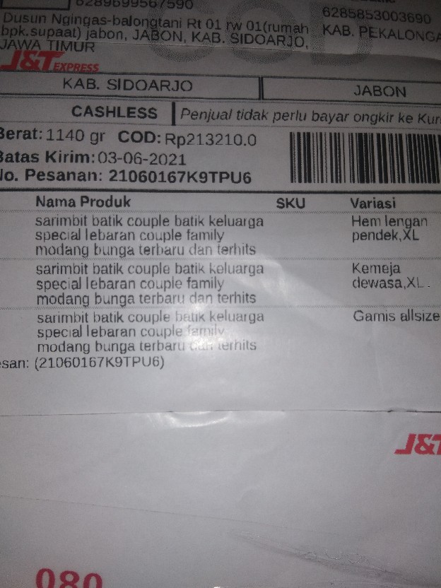 Batik Couple Keluarga Sania Ruffle Ori Ndoro Jowi Dnt Motif Madu Termurah Di