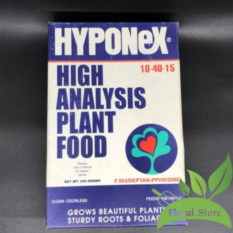 Pupuk npk bunga buah kimia HYPONEX 10-40-15 450gram