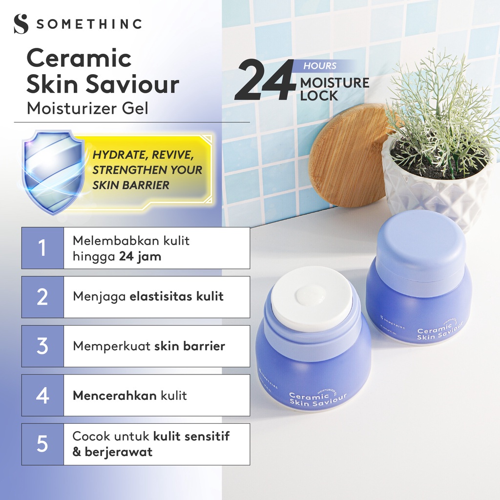 [BESAR] Somethinc Ceramic Skin Saviour Moisturizer Gel - 50 ml