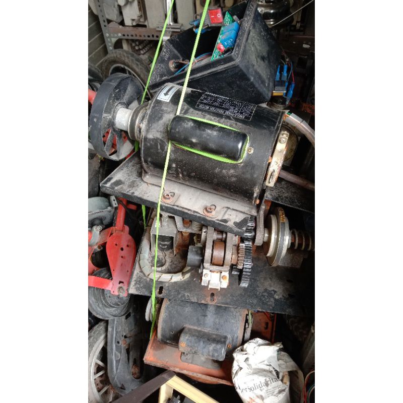 Ac motor Plus gearbox Ex Mesin Strapping Contoh Sesuai Vidio Tanpa Box