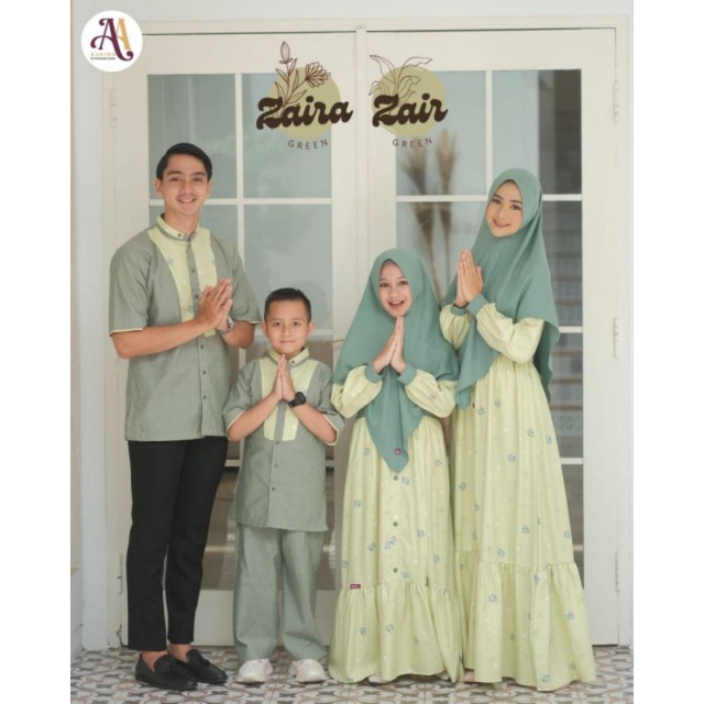 Gamis anak zaira,Gamis mom zaira,Gamis zaira A2kids,Sarimbit gamis zaira A2kids