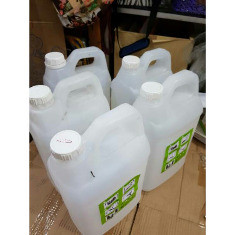 Jeregen 5 ltr + Tutup  Putih Bekas / jeregen Kosong ts88