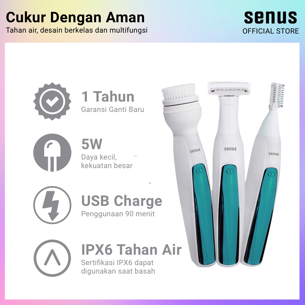 Alat Cukur Bulu Kumis Senus Trimmer