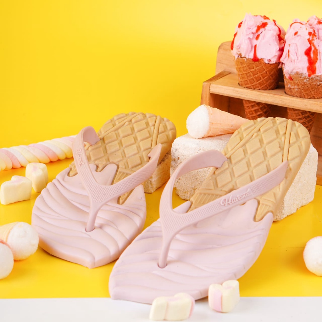 Sandal Jepit Wanita Terbaru Sendal Cewek Jepit Kekinian Sandal Jepit Ice Cream