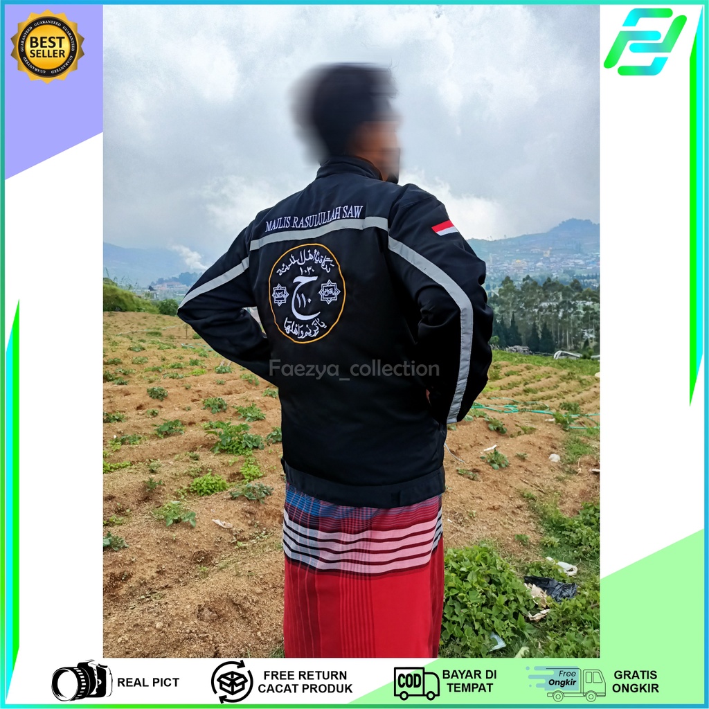 Jaket MR Majelis Rasulullah SAW DARKAH Nahdlatul Ulama NU Bahan Premium