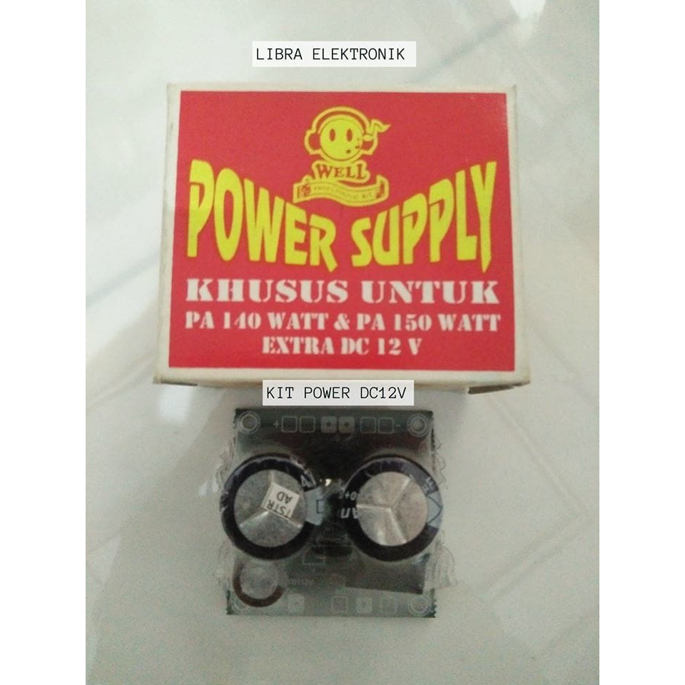 Kit Power Supply 5A CT 150W DC 12V WELL