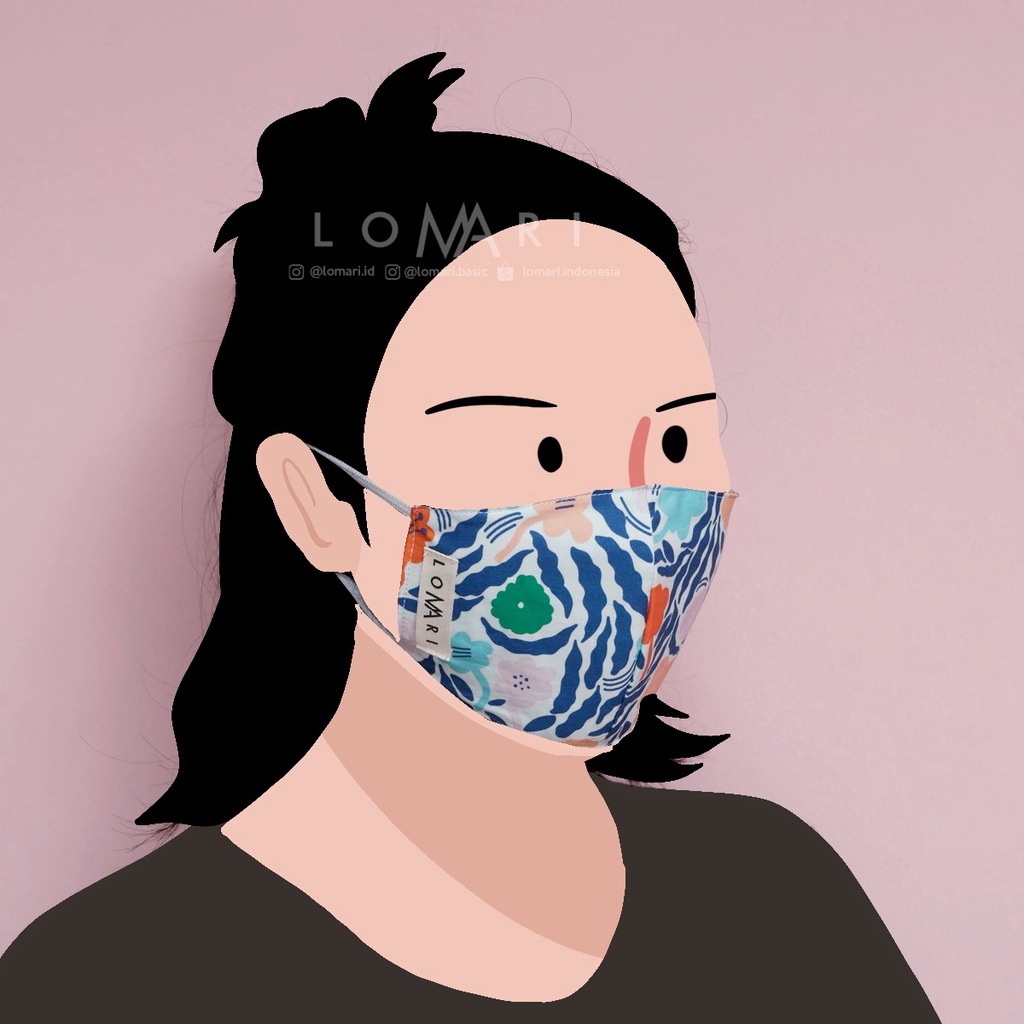 POPPY SERIES (Masker Kain Exclusive by Lomari)