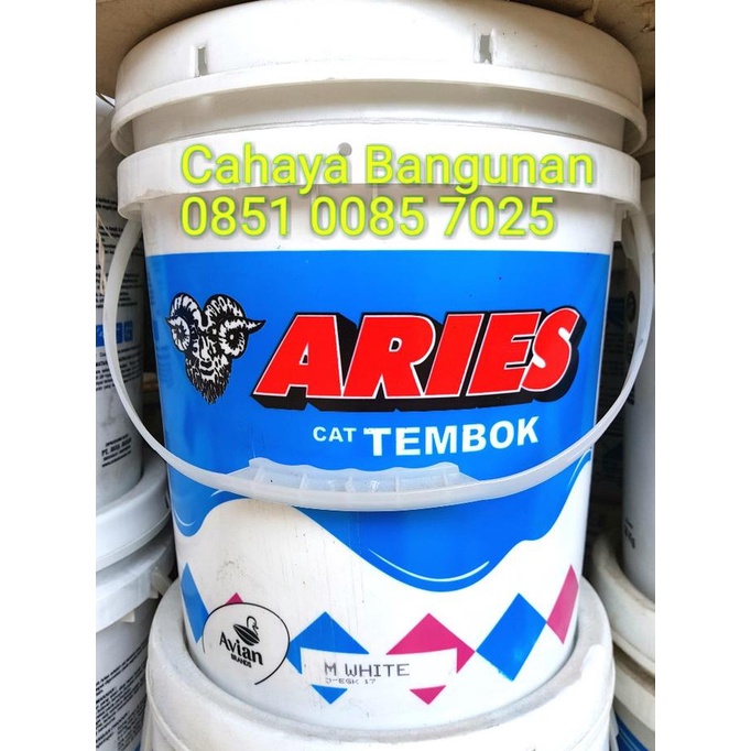 Avian ARIES Avitex Cat Tembok Plafon Triplek Warna Pail Pel 20Kg Murah