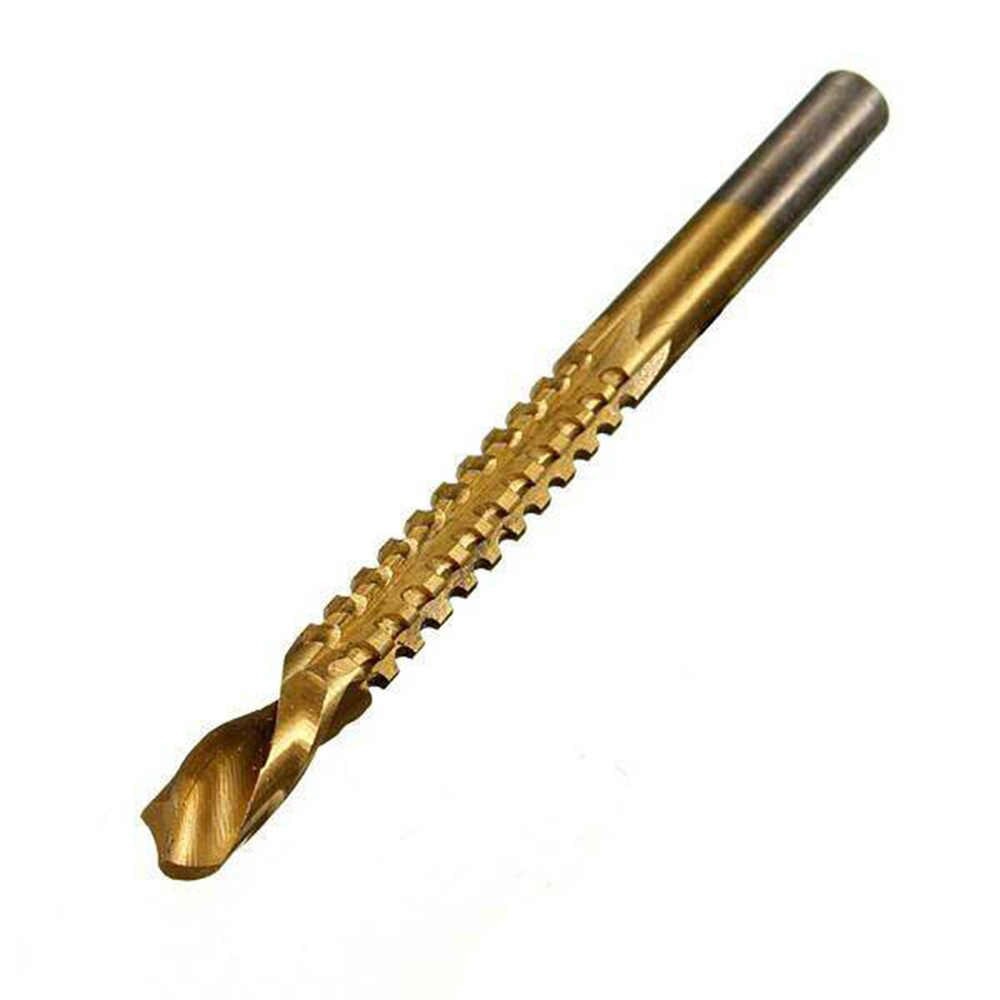 [PAS-9092] MATA BOR GERGAJI 4MM HSS DRILL BIST TITANIUM COATED 2 FUNGSI LOBANG