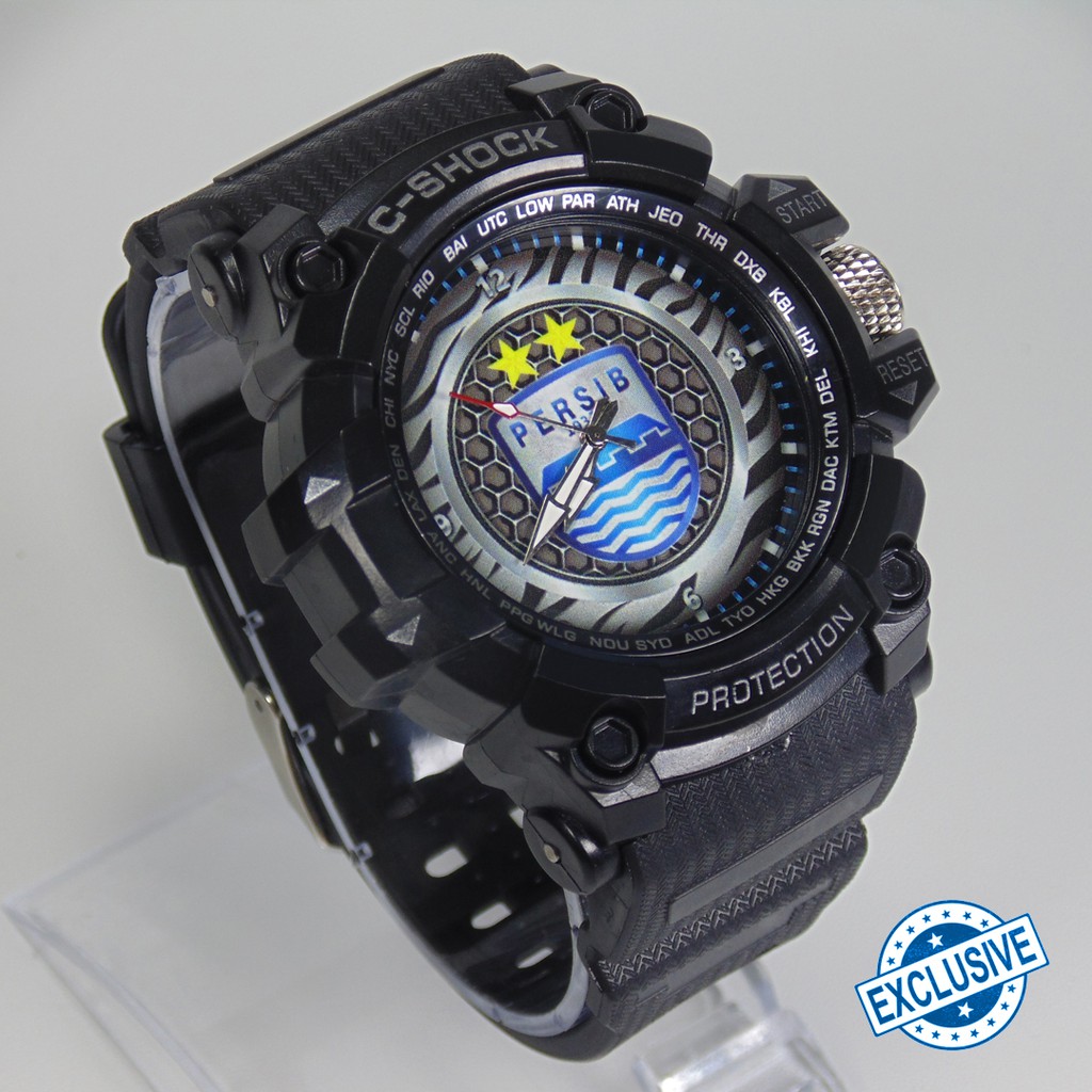 (Terbaru Gan) Jam Tangan Persib - Motif Carbon { Desain Istimewa }