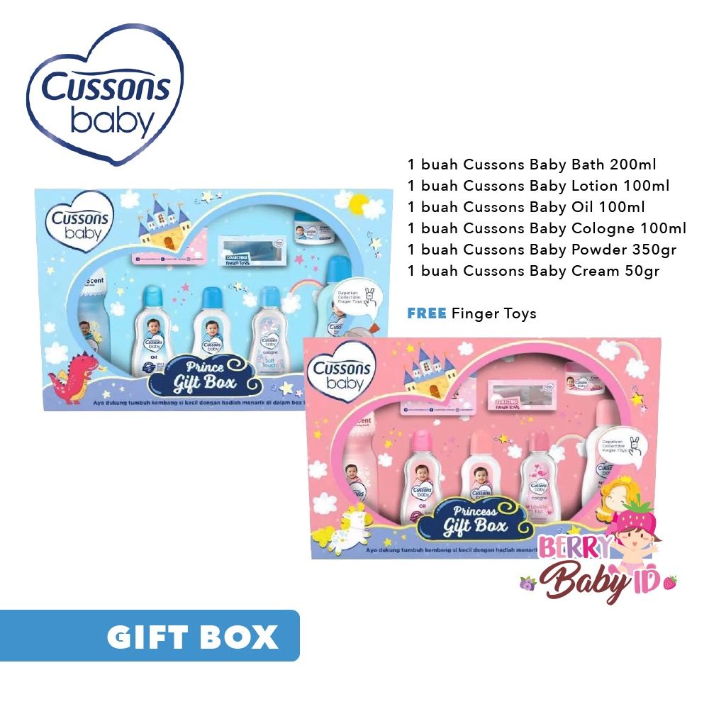 Cussons Baby Gift Box Kado Bayi Perawatan Bayi Besar Berry Mart