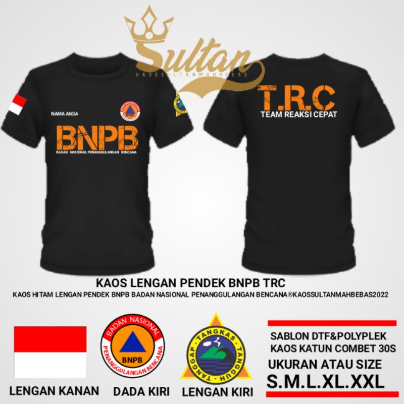 KAOS PENDEK BNPB/BAJU BNPB