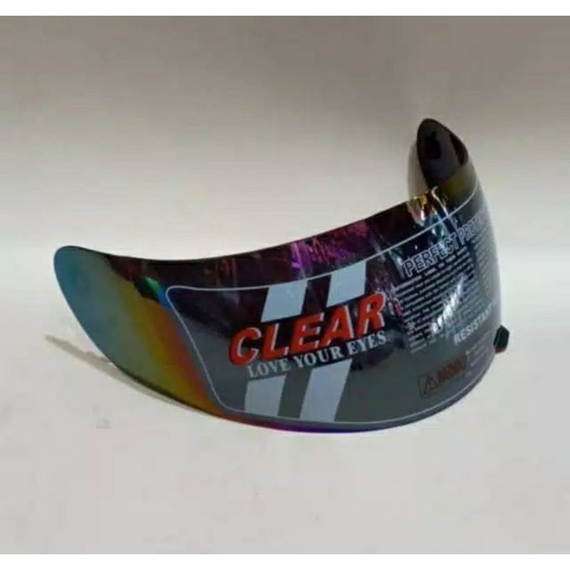 Kaca Helm Kyt rc7 visor helm kyt rc7 k2r R10 pelangi CLEAR