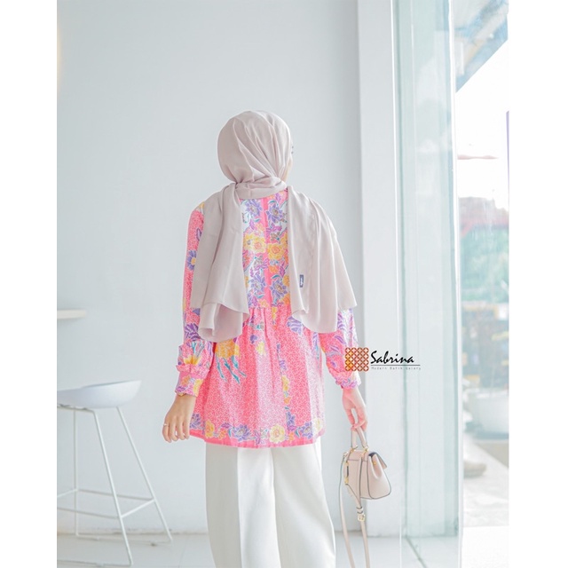 Ayana Blouse Batik Cantik Modern Wanita Stylish Modis Soft Kombinasi