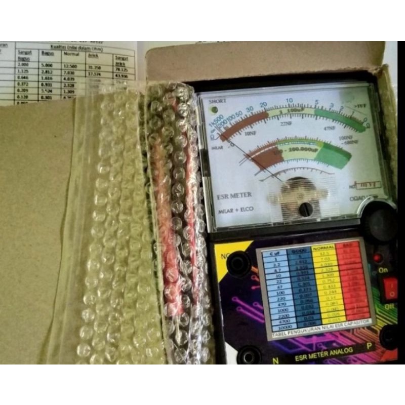 Esr meter full feature ( test : elco Milar dioda transistor dan mosfet)